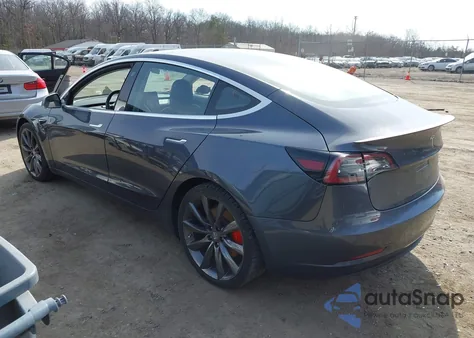 2018 Tesla Model 3 Long Range/Performance from USA, damaged, VIN 5YJ3E1EB5JF063077